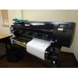 HP Design Jet Z6200 Wide Format Printer W/ 2 Sided Feature And All Supplies In Room