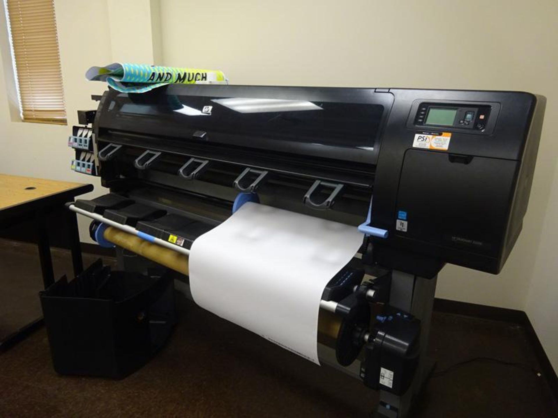 HP Design Jet Z6200 Wide Format Printer W/ 2 Sided Feature And All Supplies In Room