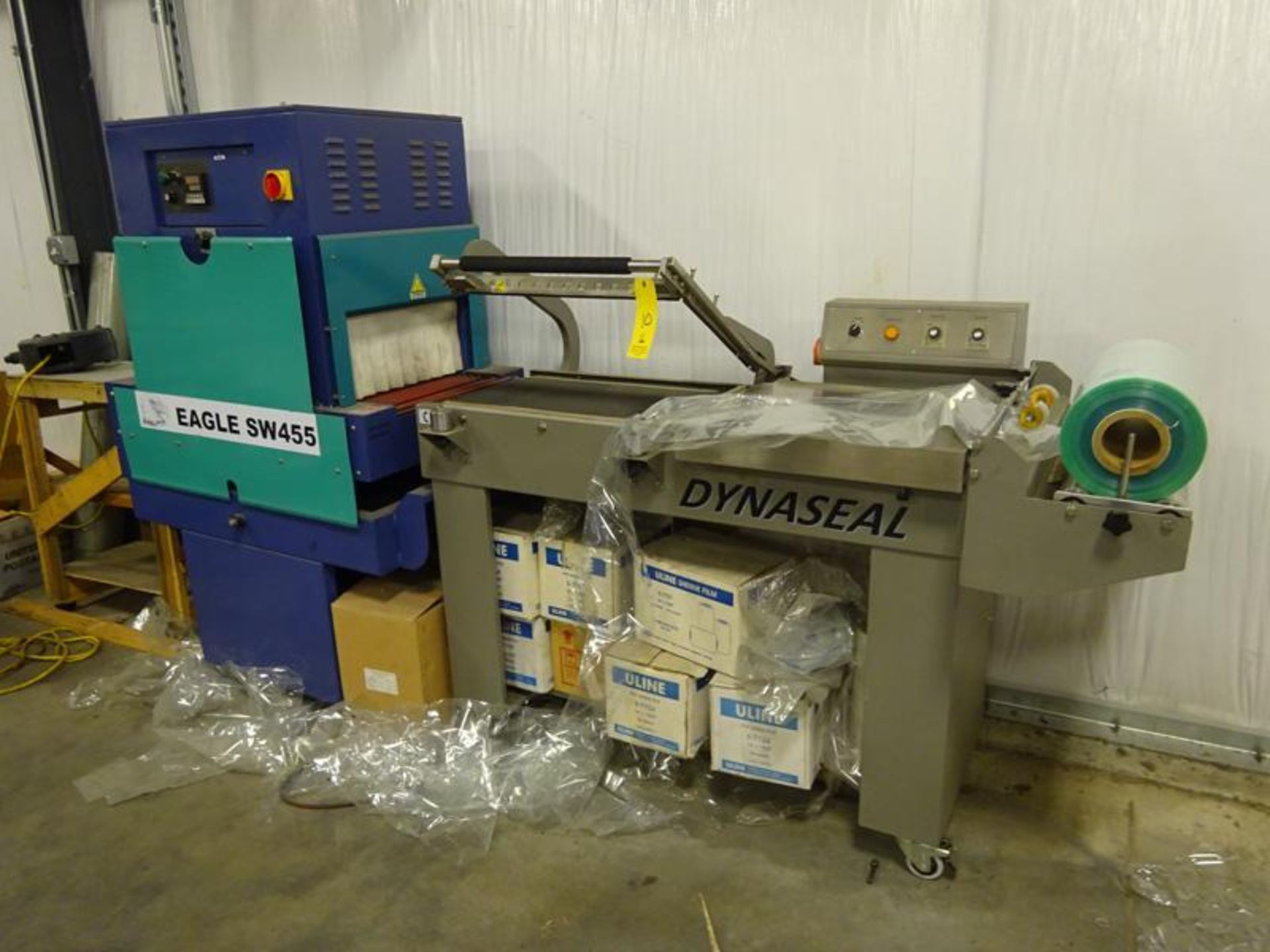 Dynaseal L Seal Shrink Wrap W/ Motorized Take Off, Eagle SW455 Tunnel