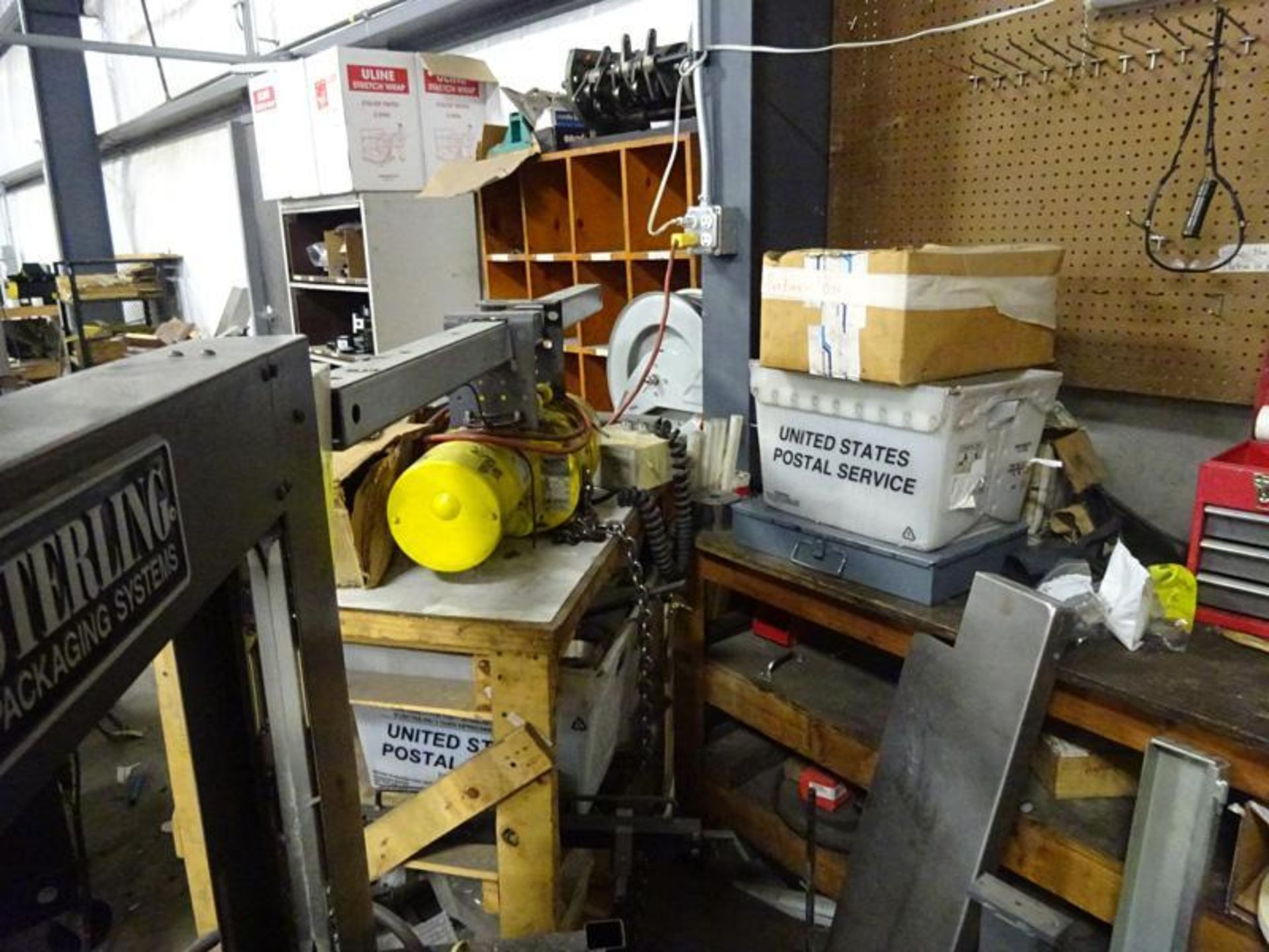 Contents Of Maintenance Area: Muller Parts, Rietschle KTA80 Pump, Hardware, Etc. (Manual Not Include - Image 5 of 6