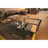 (3) Rolling Steel Carts