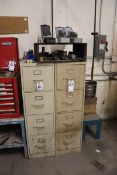 (2) 4-Drawer Files with Contents-Drill Sets, Abrasives