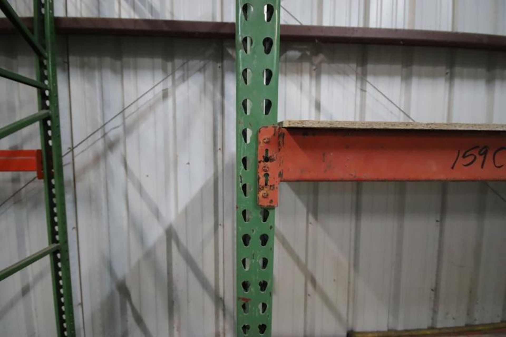 3-Sections of Pallet Racking- 3 Uprights 48"x10', 2 Uprights 36"x8', 7 Beams 10', 4 Beams 8', 6 Piec - Image 3 of 4