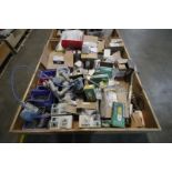 3-Skid Boxes with Contents-Radios, Hand Tools, Pumps, Safety Can, Scrub Pads, Bins, Gloves, Etc.