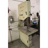 SCMI Vertical Band Saw Model 600SC, S/N#588, 1989, 22" Throat, 23"x32" Table