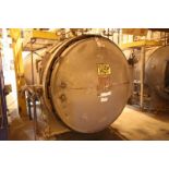 Alameda Tank Company carbon steel horizontal autoclave, 59" x 123" with 10HP Motor Unit 850 S/N#3135