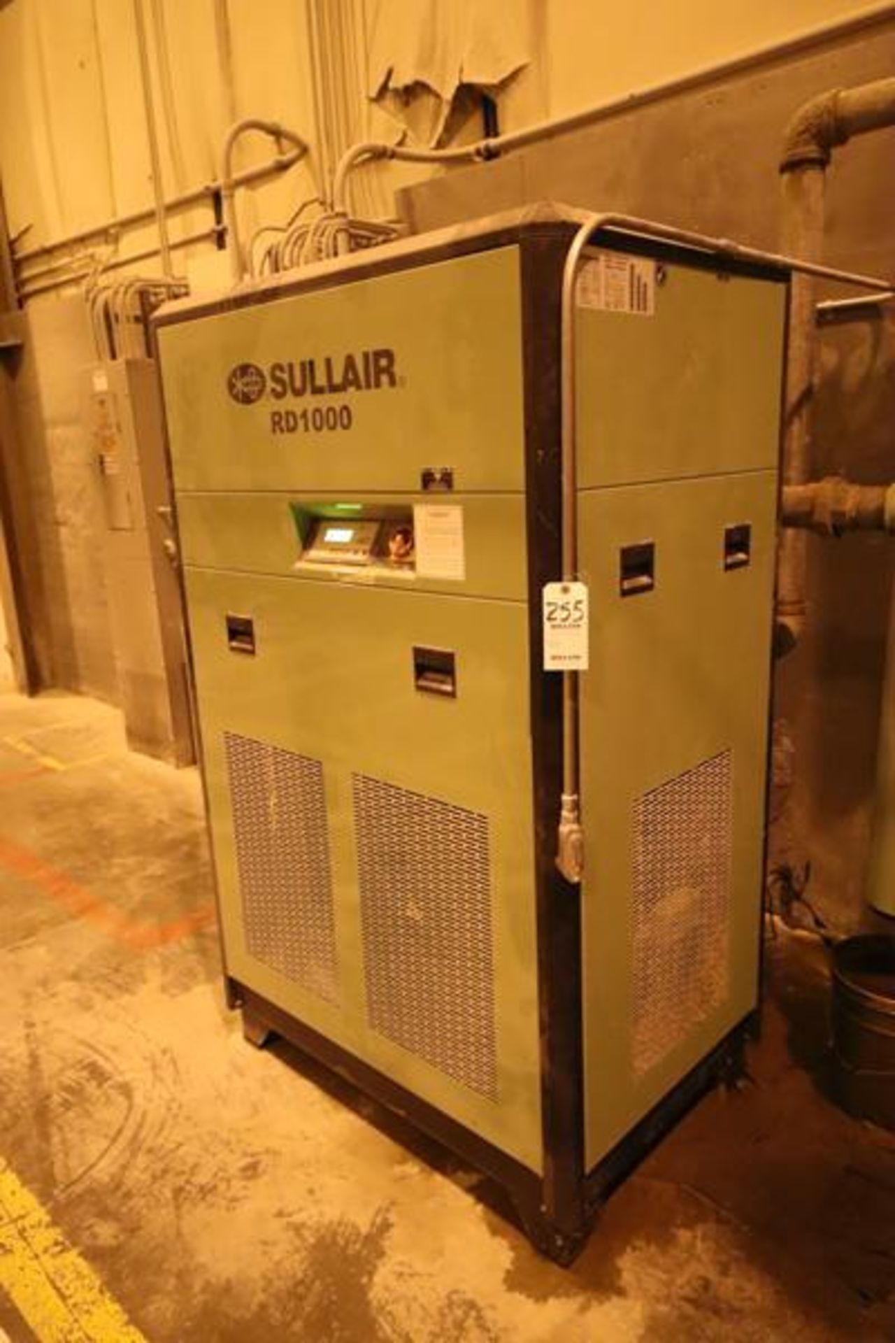 Sullair model RD-1000-460-3-60-A compressed air dryer. S/N 2613SA00545, 230 psi max. air pressure, R