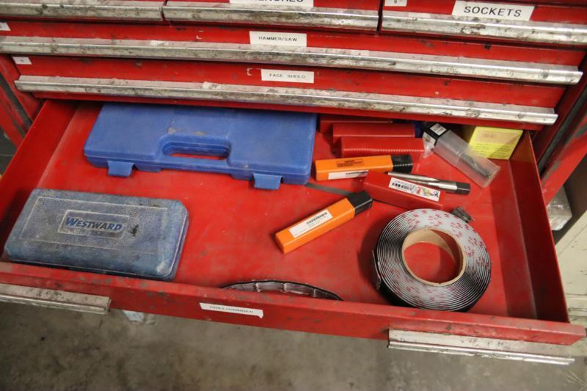 Proto ToolBox with Content-Clamps, Wrenches, Drill Bits, Allen Wrenches, Files, Etc. - Image 14 of 14