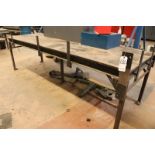 Steel Table 38"x10'4", 3/4" Top