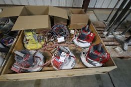 Vacuum Lifters, Extension Cords, DeWalt Battery Tools in Skid Box