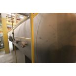Alameda Tank Company approx. 3,500 gallon carbon steel horizontal nitrogen tank
