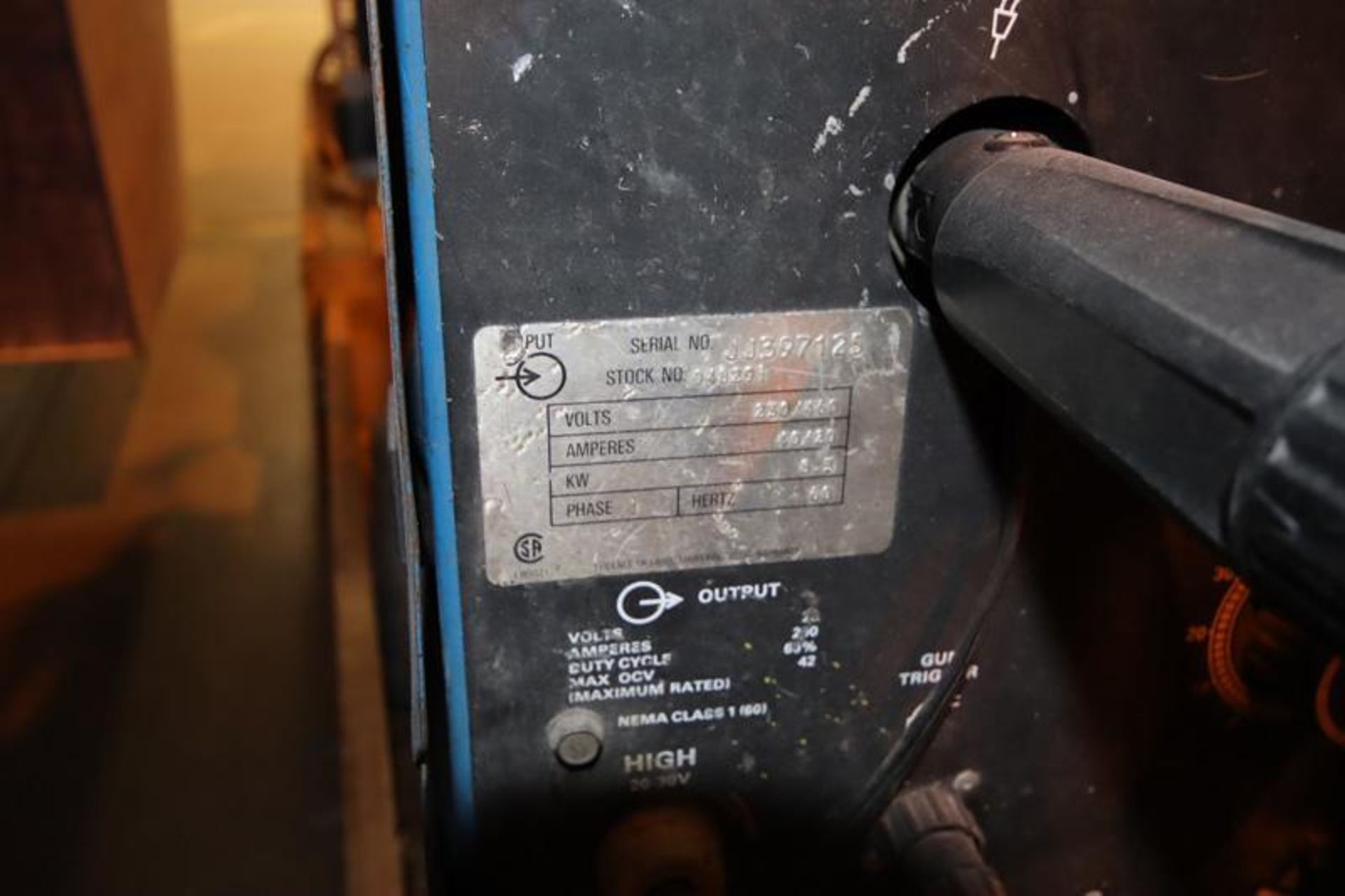 Miller Millermatic 200 Welder S/N#JJ397125, Stock#043291 - Image 3 of 3