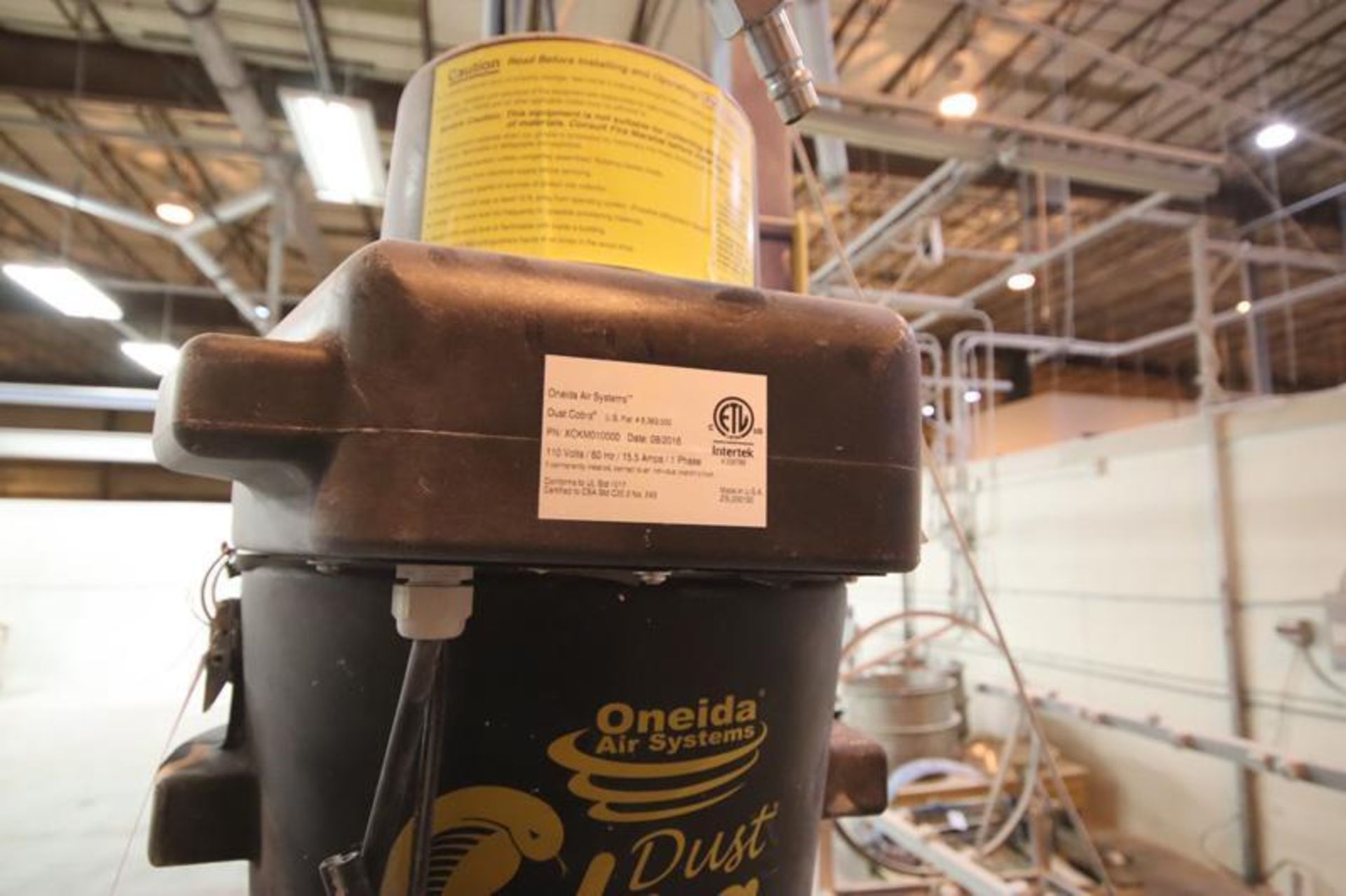 Dust Cobra Roll Around Dust Collector 110 Volt - Image 2 of 3