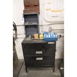 2-Drawer Cabinet with Contents-Chuck, Collet, Cutters, Etc.
