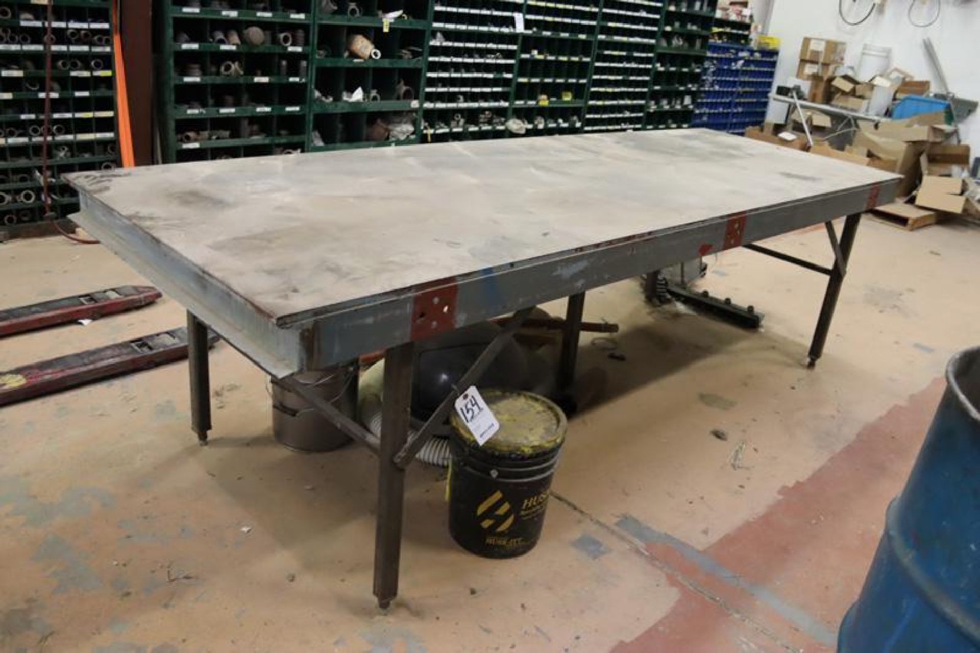 Steel Table 41"x10'4"x1/2 Top