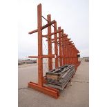 Double Sided Cantalever Rack, 3' Arms