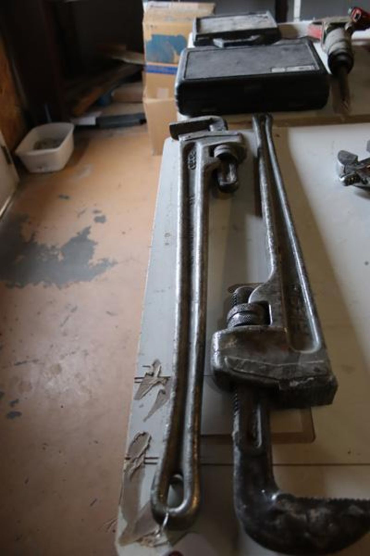(2) Ridgid 36"Aluminum Pipe Wrenches