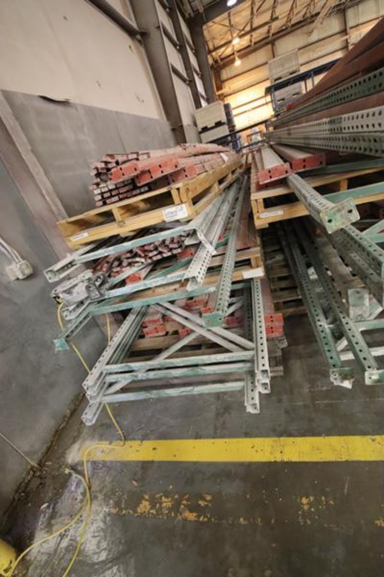 Assorted Pallet Racking and Shelving, Pallet Racking Assorted (26) Uprights, 8'10'16'x42"/48", 100 C - Image 6 of 6