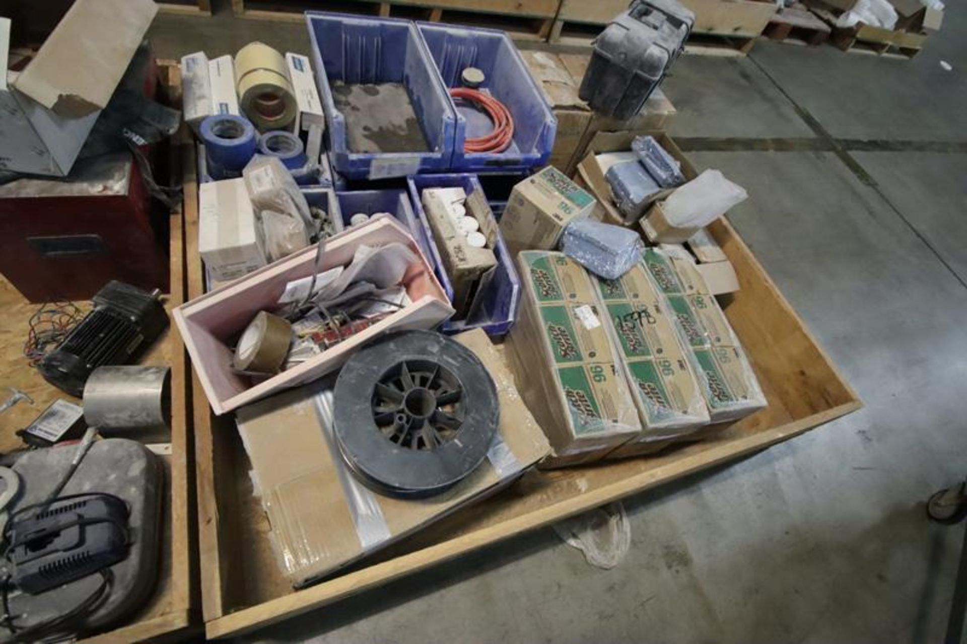 3-Skid Boxes with Contents-Radios, Hand Tools, Pumps, Safety Can, Scrub Pads, Bins, Gloves, Etc. - Image 3 of 3