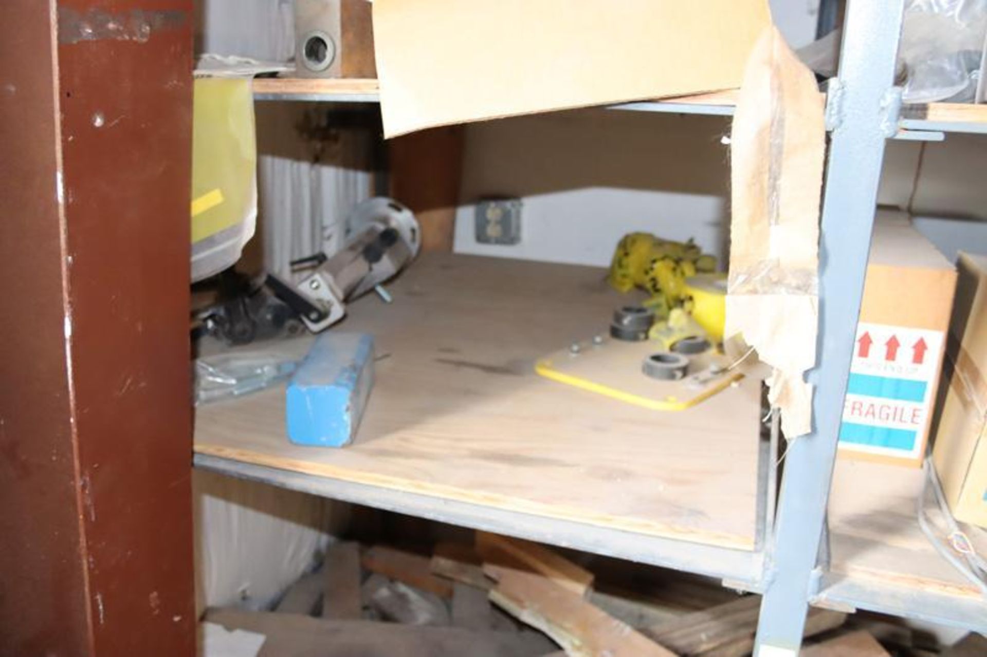 Shelf Unit with Contents- Spockets, Cam Followers, Gear Boxes, Motors, AB, Fans, Etc. - Image 14 of 14