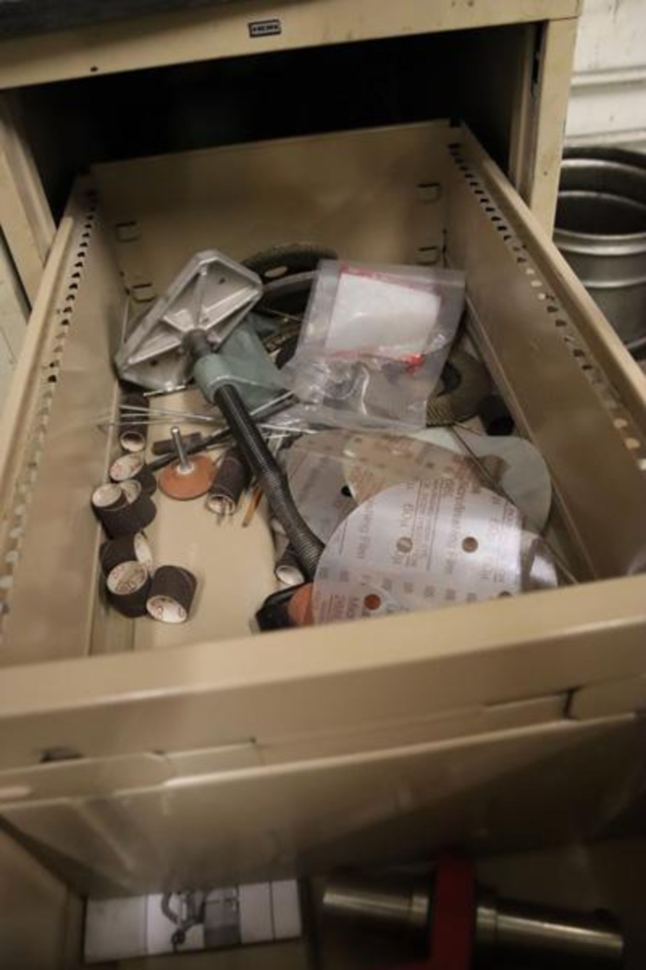 (2) 4-Drawer Files with Contents-Drill Sets, Abrasives - Image 12 of 12