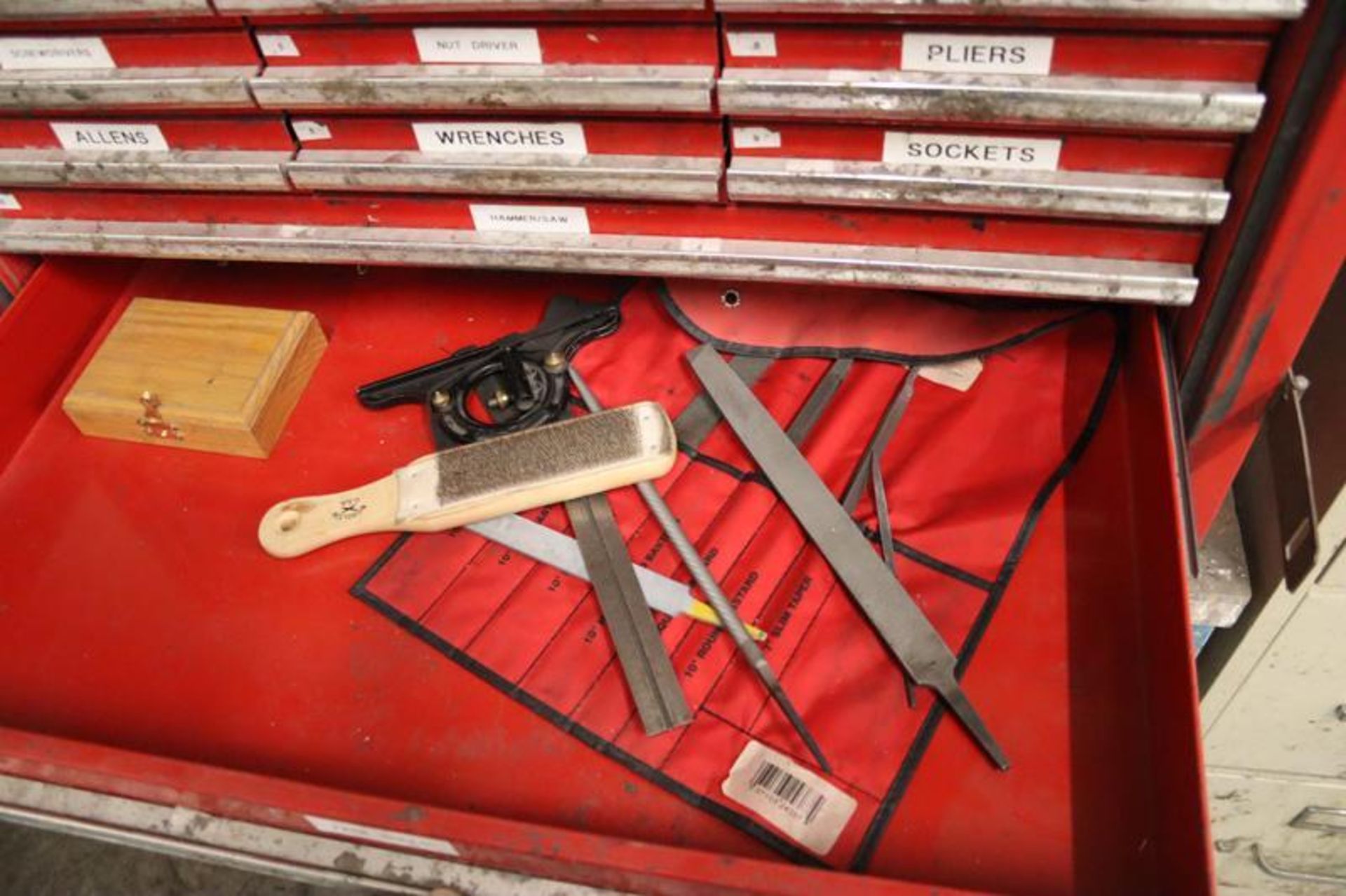 Proto ToolBox with Content-Clamps, Wrenches, Drill Bits, Allen Wrenches, Files, Etc. - Image 13 of 14