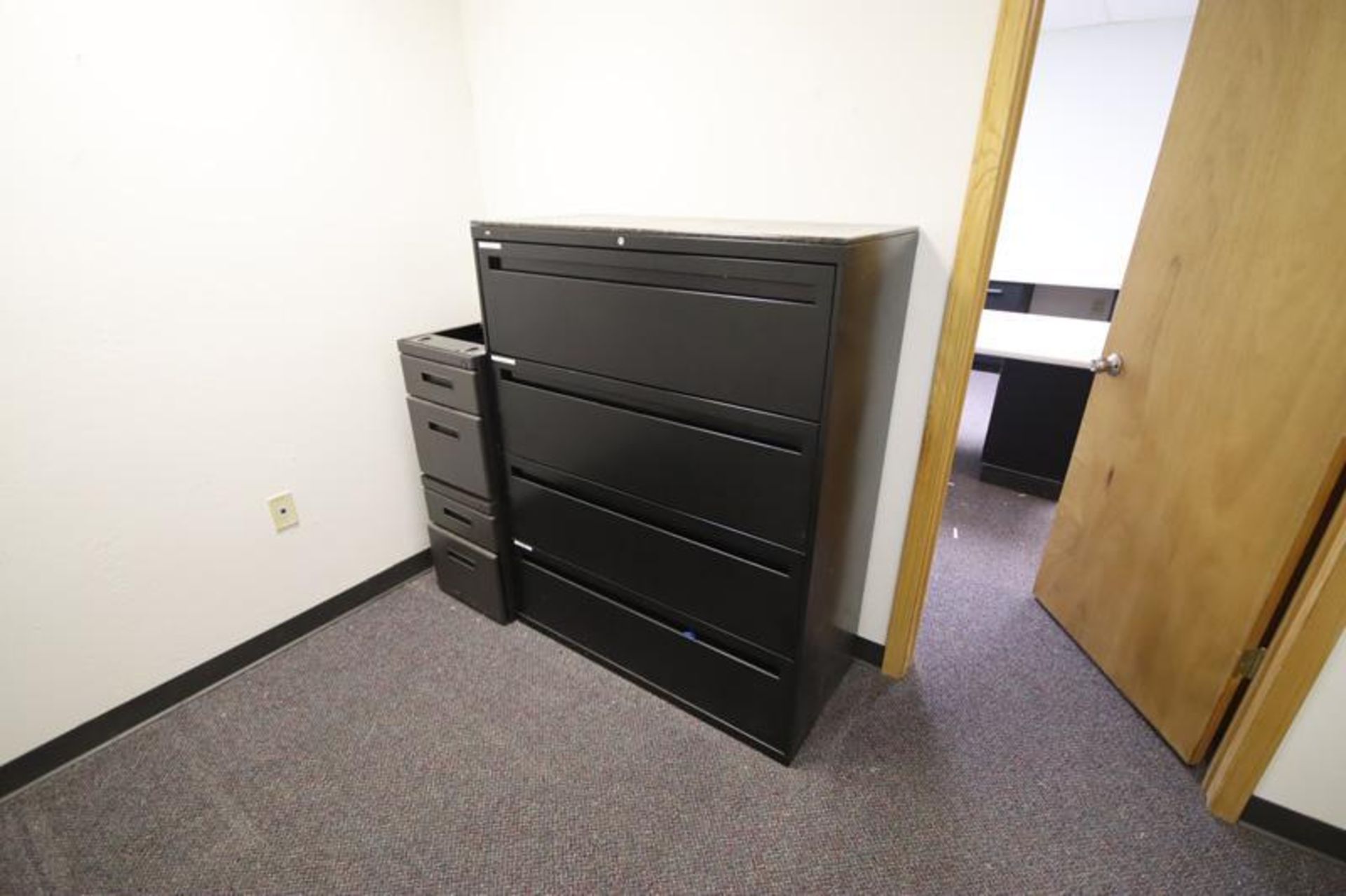 Desk, (5) Files, Eraser Board, Lateral File (Room 208 & 209) - Image 2 of 2