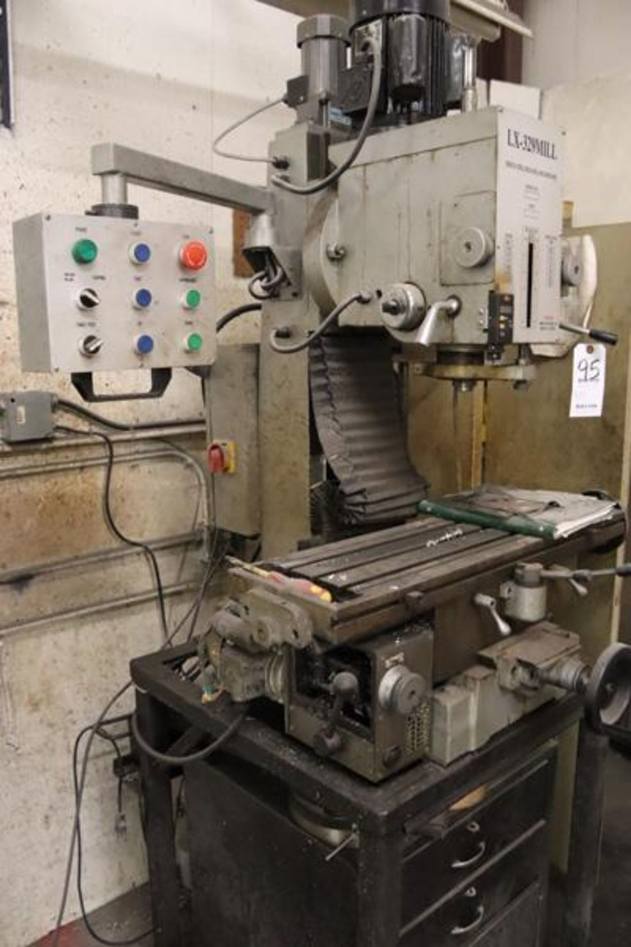 LX-329 Mill Bench Drilling and Milling Machine S/N#6048, 9"x31" Table - Image 2 of 3