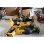 (5) DeWalt Battery Tools (No Batteries)