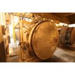 Alameda Tank Company carbon steel horizontal autoclave, 59" x 123" with 10HP Motor Unit 710 S/N#3134