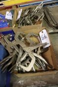 (8) Vise Grip Clamps