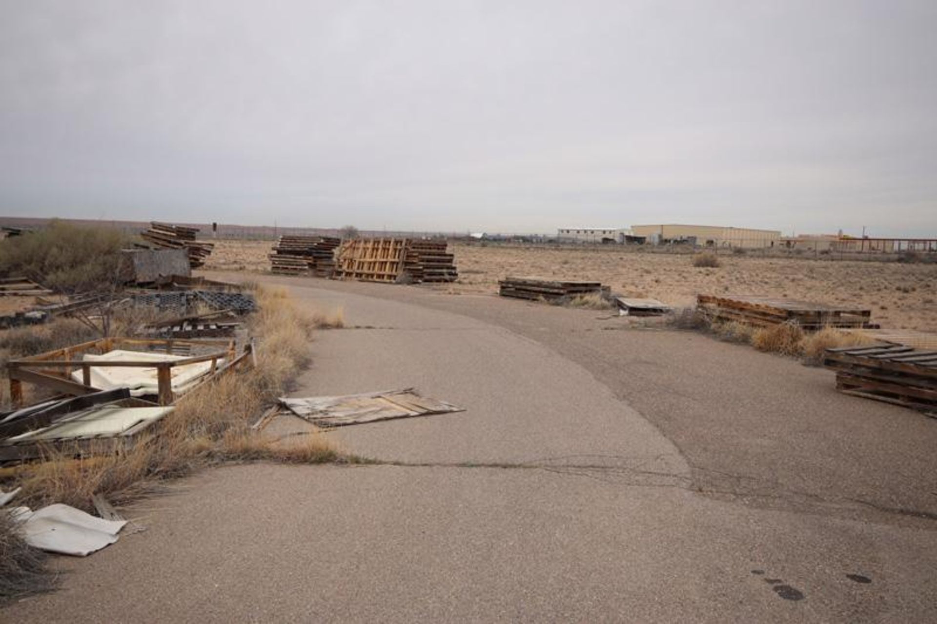 All Empty Wood Skids and Pallets in Yard - Image 6 of 8