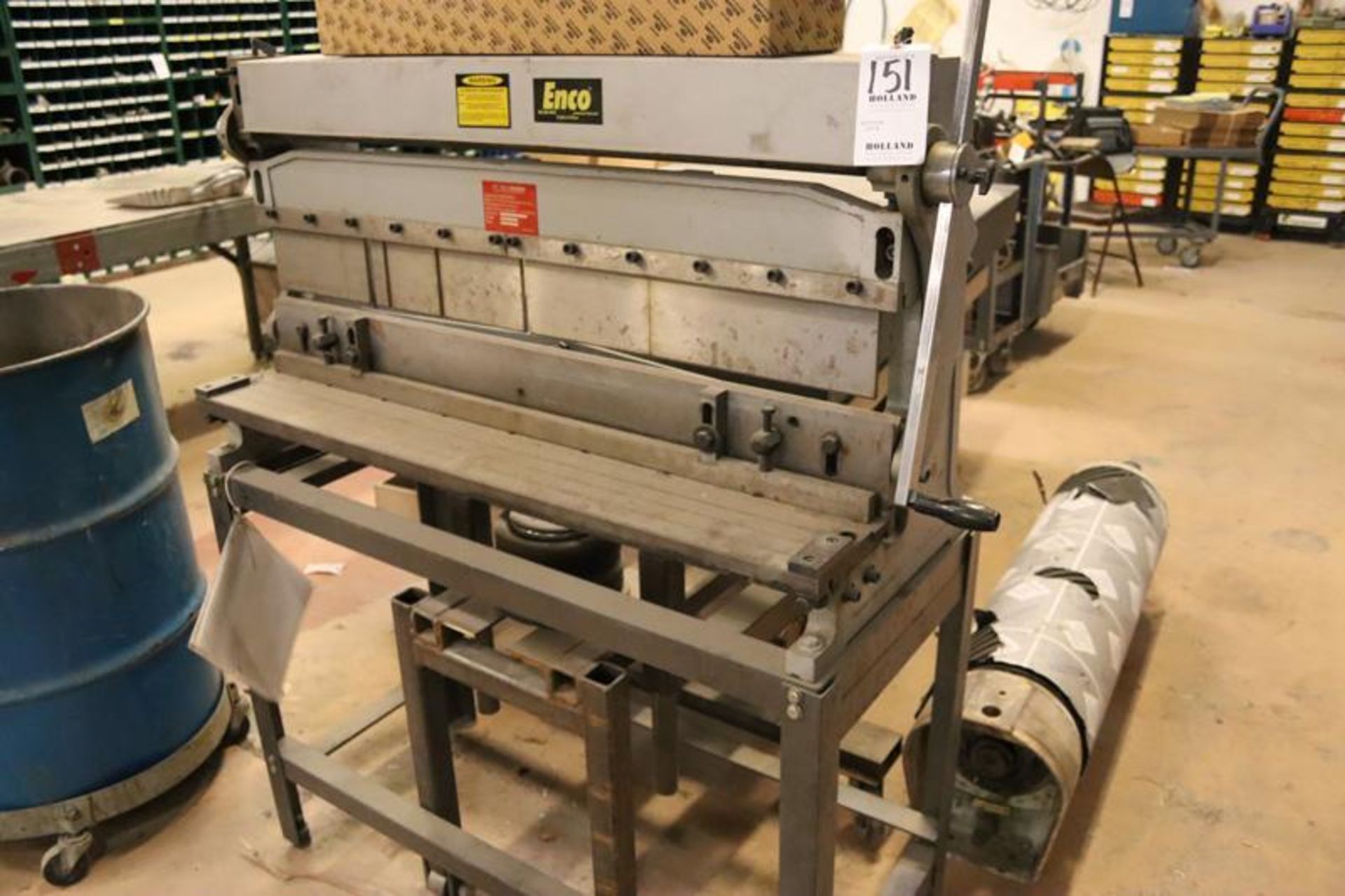 40" Enso Model 130-5605, 3 in 1 Machine-Shear, Brake, Roll, (appears to be a Brake only) Year 2010,