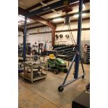 Rolling A-Frame with 2-Ton Electric Hoist (220-440) Appx. 13' Wide, Adjustable Height