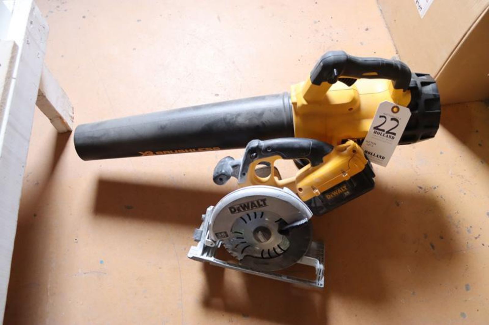 DeWalt Battery Saw and Blower