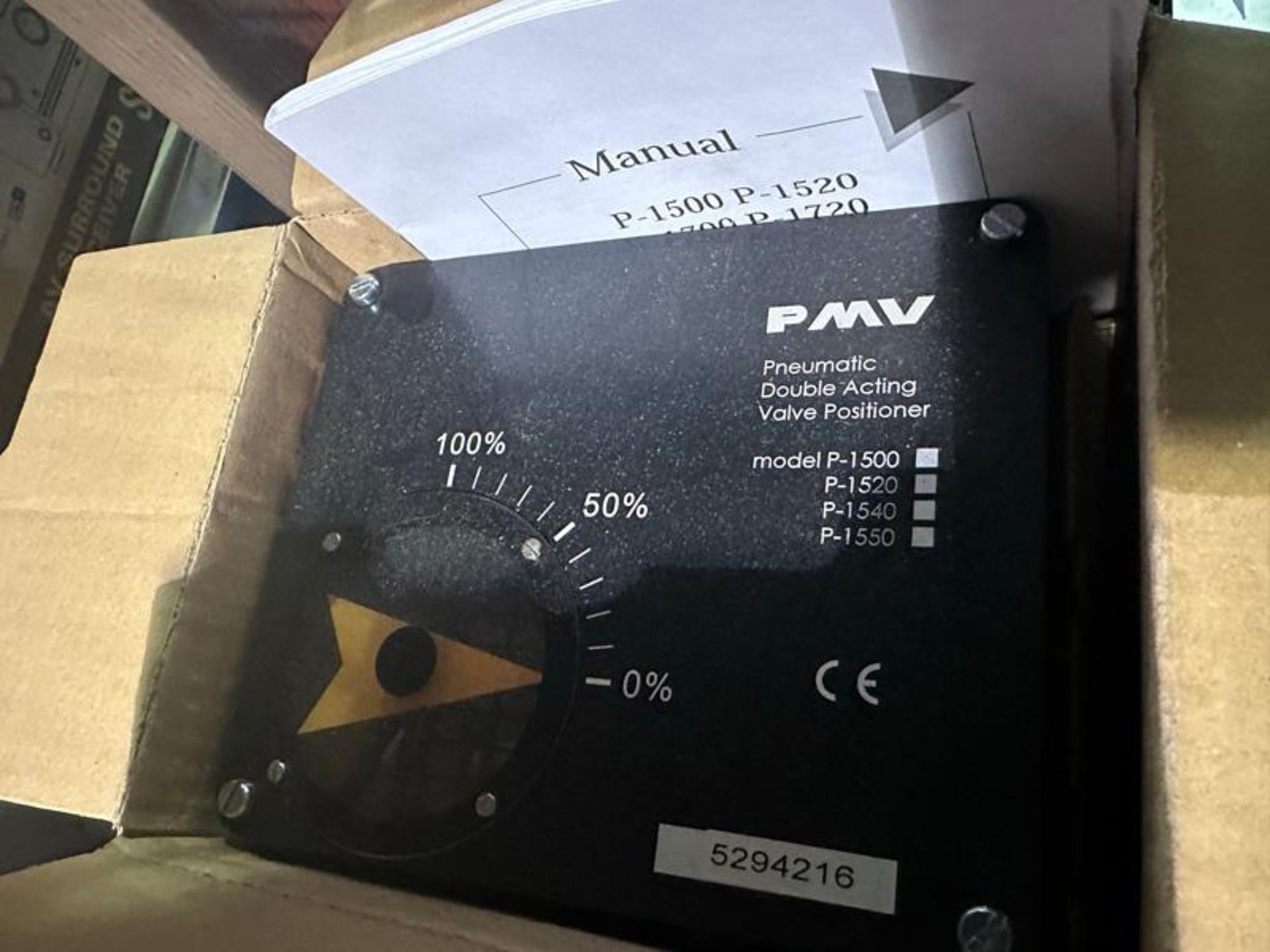 PMV PNEUMATIC ACTING VALVE POSISTIONER P-1520