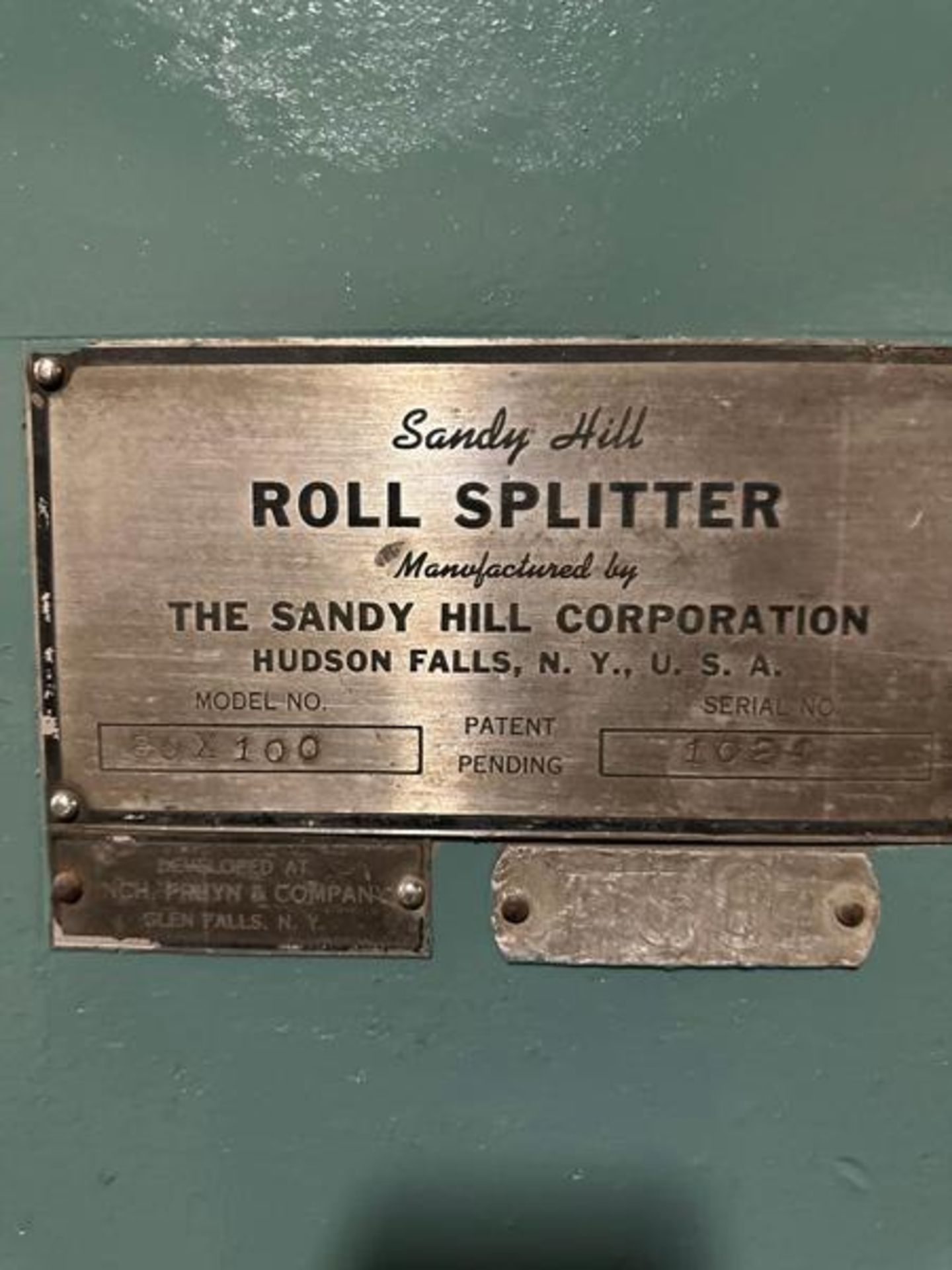 SANDY HILL OSCILLATING ROLL SPLITTER, MODEL 80X100 - Image 6 of 7