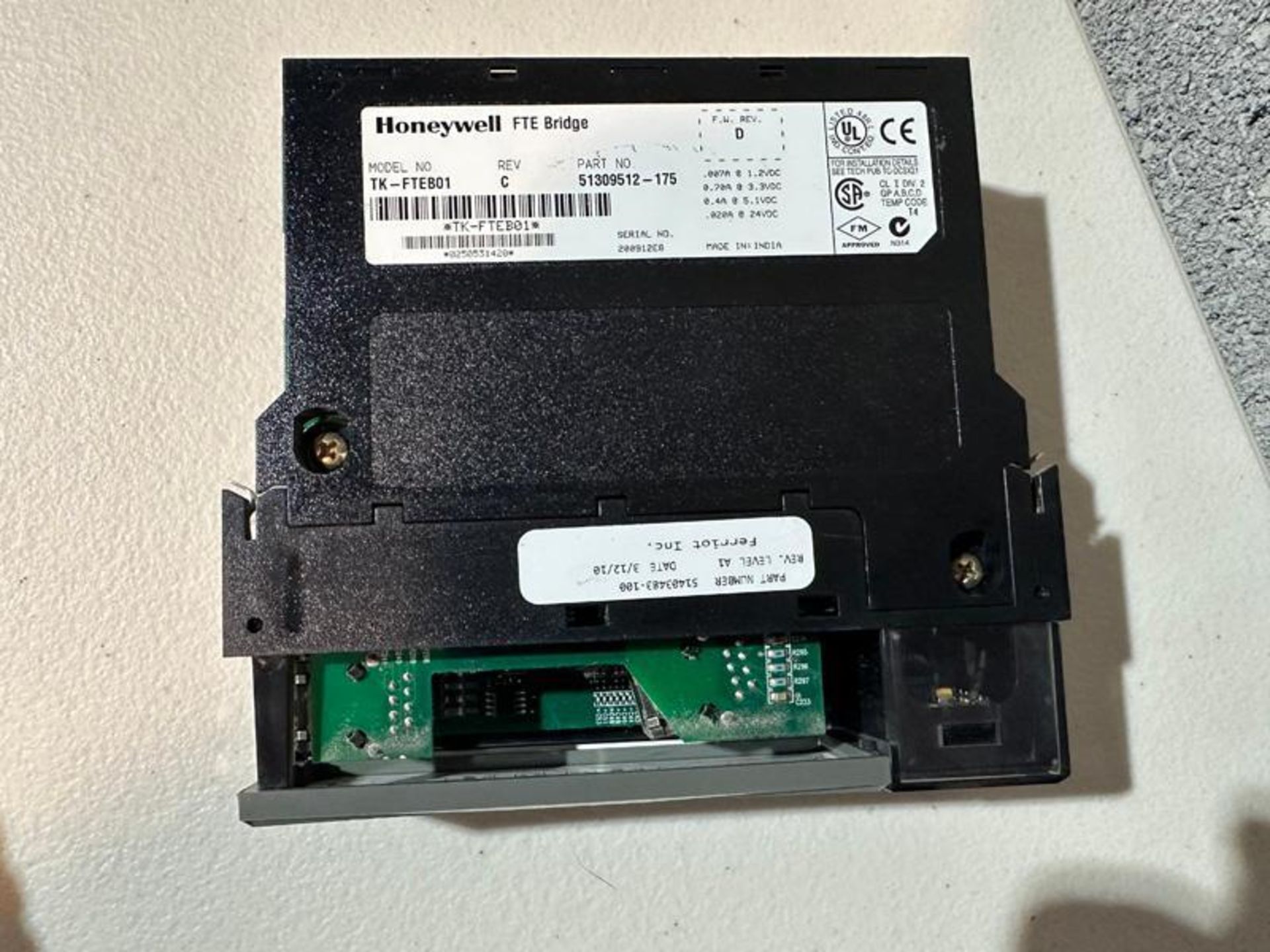 Honeywell TK-FTEB01 51309512-175 REV. D FTE Bridge Module - Image 2 of 2