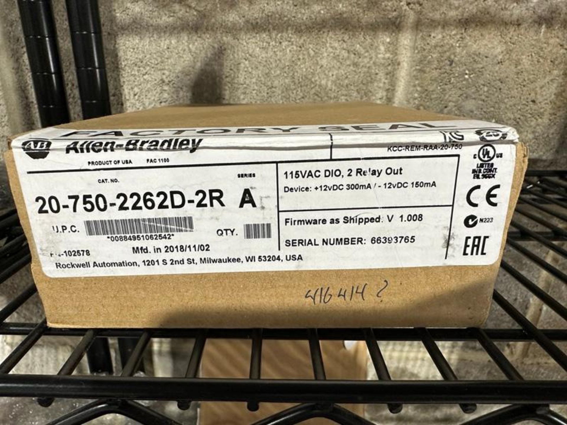 Allen Bradley 20-750-2262D-2R /A PowerFlex 750 - Image 2 of 3