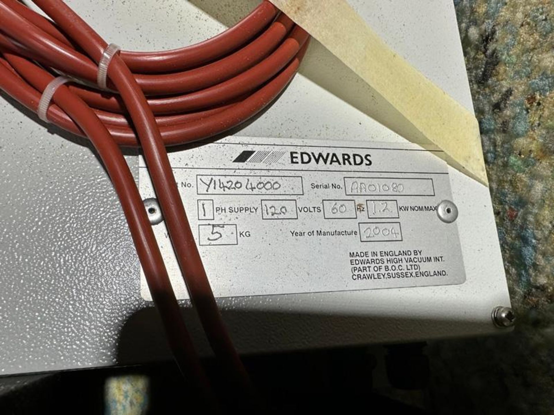 BOC EDWARDS Y14204000 TMS TEMPERATURE MEASURING SYSTEM - Image 3 of 4