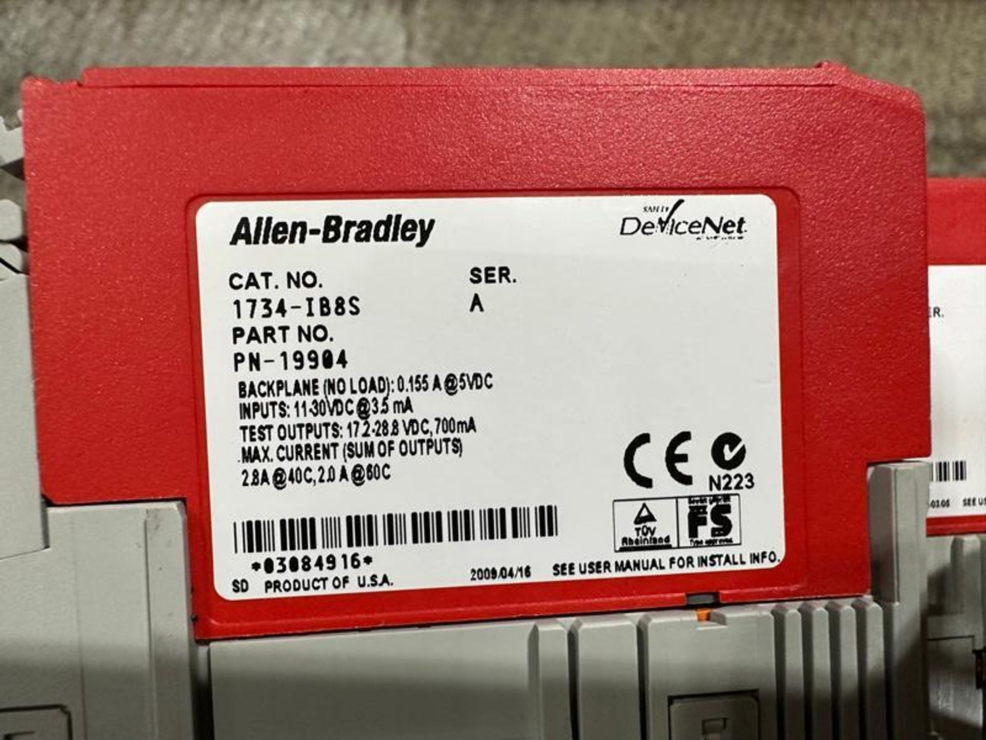 Allen-Bradley 1734-OB8S Safety Output Module - Image 2 of 4