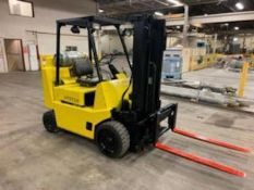 7,000 POUND HYSTER MODEL S70XL FORKLIFT WITH SIDE SHIFT AND OUTDOOR TIRES