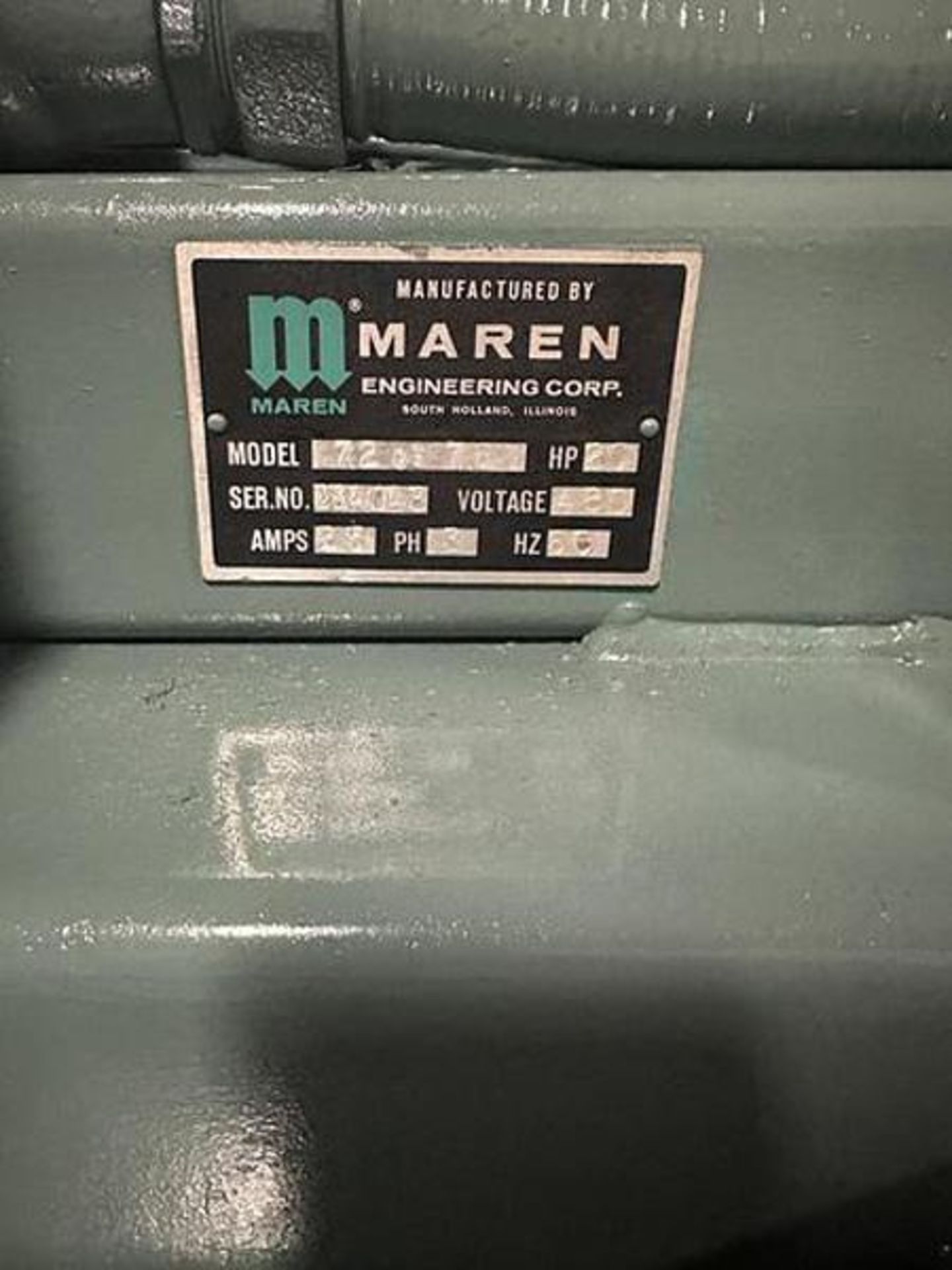 MAREN MODEL 72 OE 76 HORIZONTAL AUTO-TIE BALER MODEL 20 HP - Bild 7 aus 18