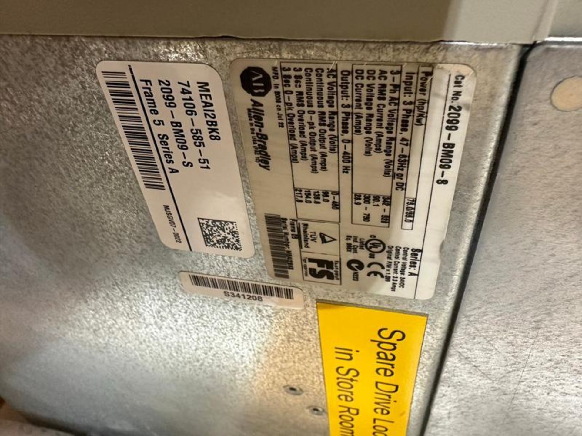 ALLEN BRADLEY 2099-BM09-S / 2099BM09S KINETIX 7000 SERVO DRIVE - Image 2 of 4