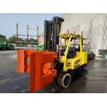 12,000 POUND HYSTER MODEL S120FTPRS FORKLIFT WITH CASCADE ROLL CLAMP 2018