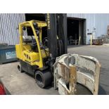 12,000 POUND HYSTER MODEL S120FTPRS 60" CASCADE PAPER ROLL CLAMP
