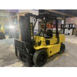 8,000 POUND HYSTER MODEL H80XL PNEUMATIC TIRE TRIPLE STAGE FORKLIFT WITH SIDESHIFT