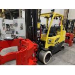 12,000 POUND HYSTER S120FTPRS FORKLIFT WITH 60" BOLZONI PAPER ROLL CLAMP TRIPLE STAGE MAST MFG. 2016