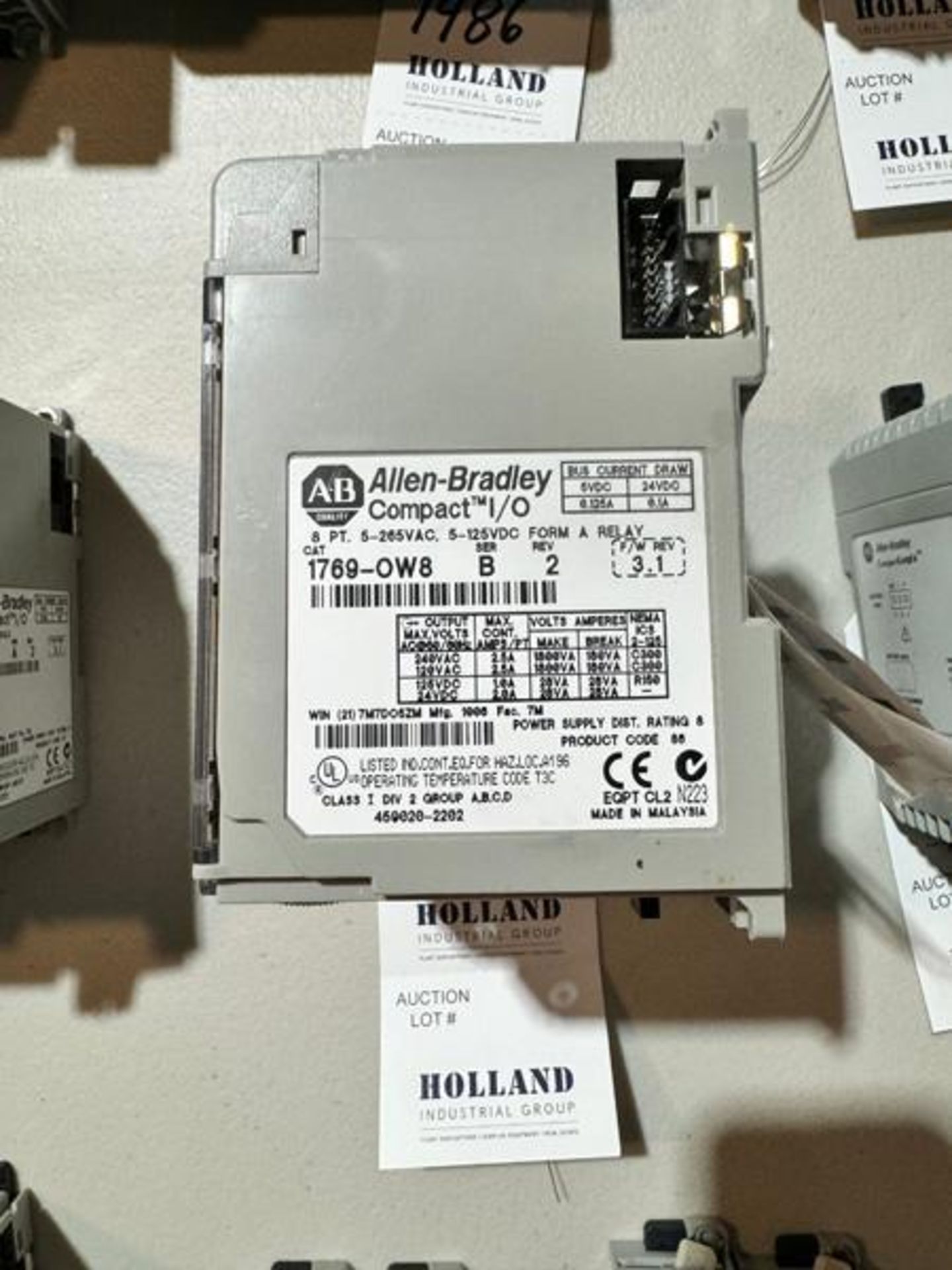 LOT OF FOUR ALLEN BRADLEY COMPACT MODULES 1769 OW8