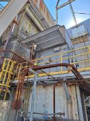 Westinghouse Induced Draft Fan motor, 7850HP, 13,200V, 891 RPM, S/N 2684AA-1, with motor cooler incl